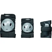 Ochraniacze - Roces Ochraniacze na roces chłopcy Extra Three-Pack, Black/Grey, mjr, 301377 001 301377-001_001_MJR - miniaturka - grafika 1