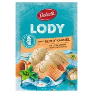 Kisiel - Lody W Proszku 57G Smak Słony Karmel Delecta - miniaturka - grafika 1