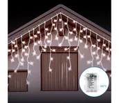 Lampy ogrodowe - Aigostar - LED Zewnętrzny łańcuch bożonarodzeniowy 100xLED/8 funkcji 8x0,6m IP44 zimna biel - miniaturka - grafika 1