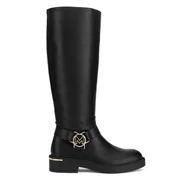 Kozaki damskie - Kozaki MEXX CEO-MI001804743W Czarny - miniaturka - grafika 1