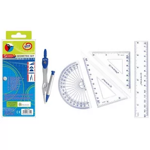 Starpak Zestaw geometryczny - Przybory szkolne - miniaturka - grafika 1
