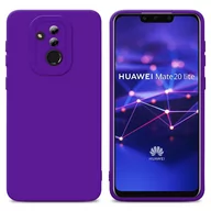 Etui i futerały do telefonów - Pokrowiec Etui Do Huawei MATE 20 LITE w FLUID CIEMNY FIOLET TPU Silikonowe Obudowa Ochronny Case Cover Cadorabo - miniaturka - grafika 1