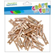 Pozostałe akcesoria dla plastyków - Craft with Fun Ozdoba dekoracyjna Drew Spinacz 30szt Zloto 12/288 - miniaturka - grafika 1