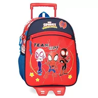 Plecaki szkolne i tornistry - Marvel Spidey and Friends Plecak szkolny z wózkiem Czerwony 27x33x11 cms Poliester 9.8L, Czerwony, Talla única, plecak szkolny na kółkach - miniaturka - grafika 1