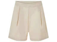 Spodenki damskie - esmara® Szorty damskie o wyglądzie lnu z kolekcji kapsułowej (Beżowy, 38) - miniaturka - grafika 1