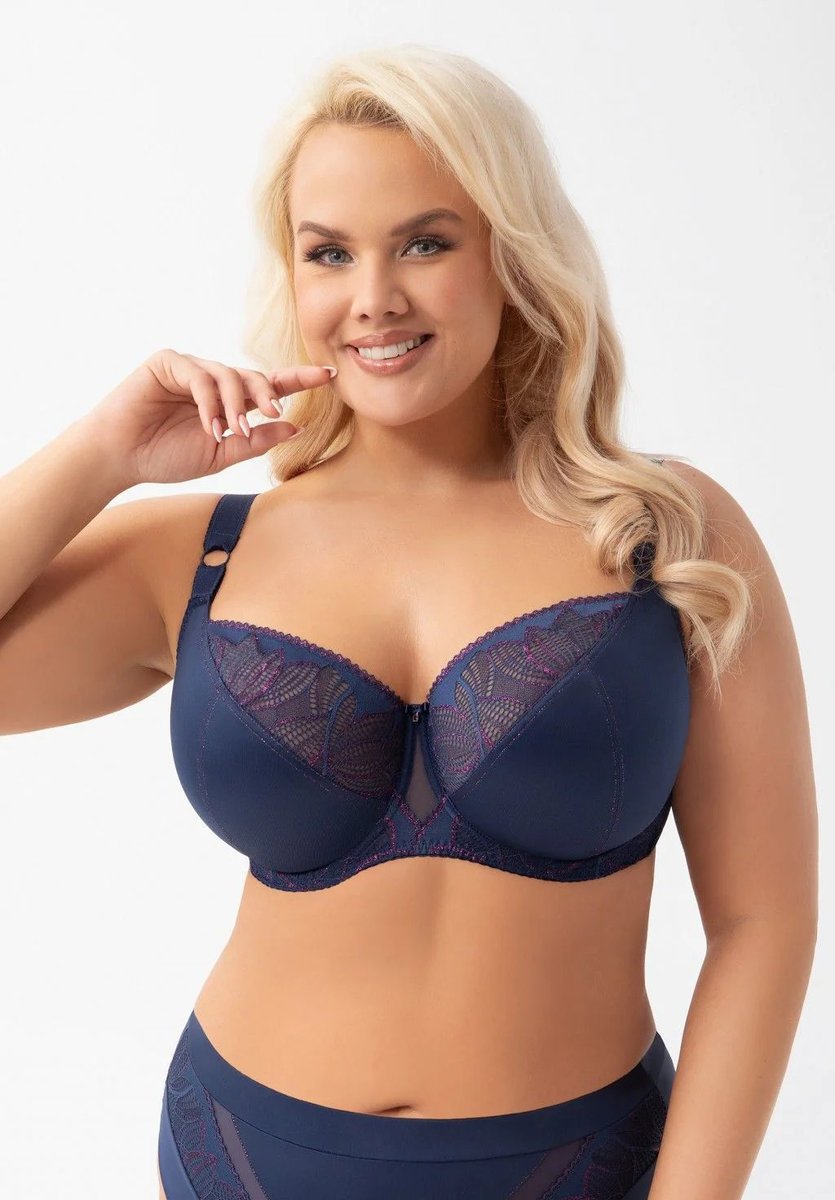 Gorsenia Biustonosz Astrid K970 Granatowy 70 F Granatowy