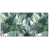 Podkładki na biurko - Duża podkładka na biurko Tropikalne liście 120x60cm, Dywanomat - miniaturka - grafika 1