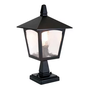 Elstead Lighting York Pedestal Lantern BL7 BLACK Lampa ogrodowa IP44 stylowa BL7 BLACK) - Lampy ogrodowe - miniaturka - grafika 1