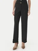 Spodnie damskie - Guess Spodnie materiałowe W6GB17 W1894 Czarny Regular Fit - miniaturka - grafika 1