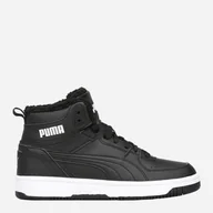 Buty dla chłopców - Zimowe trzewiki chłopięce ocieplane Puma Rebound Joy Fur PS 37547901 30 (11.5UK) Czarne (4063699552829) - miniaturka - grafika 1
