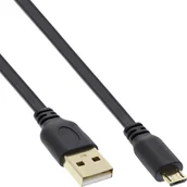 Kable USB - Kabel USB InLine USB-A - microUSB 2 m Czarny 31720F - miniaturka - grafika 1