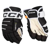 Hokej - Rękawice hokejowe CCM Tacks 4 ROLL PRO 3 Black/White Senior 15 cali - miniaturka - grafika 1