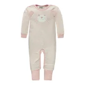 Pajacyki dla niemowląt - Dziecięcy pajac jednoczęściowy, różowy, rozmiar 68 - miniaturka - grafika 1