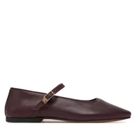 Baleriny - Baleriny Tommy Hilfiger SmooMaryjane FW0FW09152 Bordowy - miniaturka - grafika 1