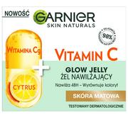 Kremy do twarzy - Garnier Vitamin C Glow Jelly - Żel nawilżający do cery matowej - 50 ml - miniaturka - grafika 1