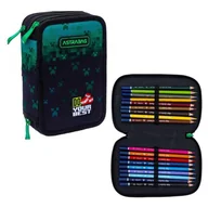 Piórniki - Astra Piórnik Jumbo Szkolny Potrójny Trzyklapkowy Z Wyposażeniem Etui Z Przyborami Szkolnymi Do Your Best - miniaturka - grafika 1