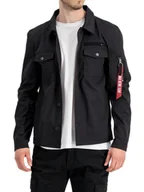 Odzież taktyczna i umundurowanie - Koszula wierzchnia Alpha Industries Overshirt 108123 03 - Czarna - miniaturka - grafika 1