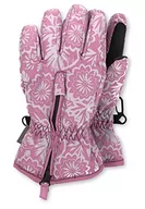 Rękawiczki - Sterntaler Dziewczęce rękawiczki z motywem kwiatów, różowe, 6 - miniaturka - grafika 1
