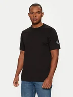 Koszulki męskie - Calvin Klein Jeans T-Shirt J30J323484 Czarny Regular Fit - miniaturka - grafika 1