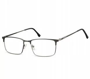 Okulary Nerd prostokątne Zerówki Korekcyjne Unisex - Okulary korekcyjne, oprawki, szkła - miniaturka - grafika 1