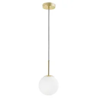 Lampy sufitowe - NOWOCZESNA LAMPA WISZĄCA KLASYCZNE ZŁOTO FREDICA D15 - miniaturka - grafika 1