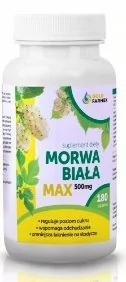 GoldFarmex GoldFarmex Morwa biała Max 500 mg 180 tabletek 3179321 - Odchudzanie i oczyszczanie - miniaturka - grafika 1