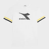 Koszulki sportowe męskie - Męski t-shirt z nadrukiem Diadora T-shirt SS Slam - biały - DIADORA - miniaturka - grafika 1