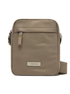 Nerki - Calvin Klein Saszetka Sleek Reporter LV04D3180G Beżowy - miniaturka - grafika 1