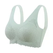 Biustonosze - Bezszwowy biustonosz z ozdobnym tłoczeniem - miniaturka - grafika 1