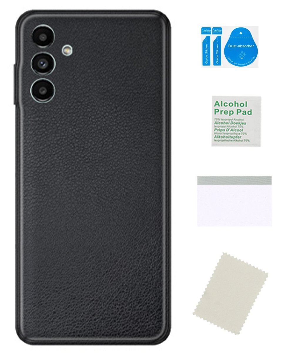 Folia ochronna do SAMSUNG GALAXY A13 5G na tył skin kropka czarna skórka