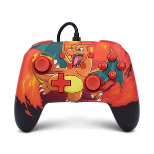 Kontroler PowerA Enhanced Wired pro Nintendo Switch - Pokémon: Charizard Vortex (NSGP0040-02) - Akcesoria do Nintendo - miniaturka - grafika 1