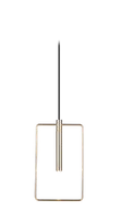 Lampy sufitowe - Lampa wisząca Faro 1 Złoty 0545 - Amplex - miniaturka - grafika 1