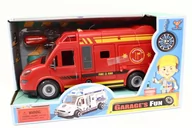 Samochody i pojazdy dla dzieci - Auto Straż Pożarna Św/Dźw Rozkęcana Yw8088B 10000 - miniaturka - grafika 1