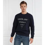 Bluzy męskie - GUESS Bluza ABSTRACT TRIAN CN SW | Regular Fit - miniaturka - grafika 1