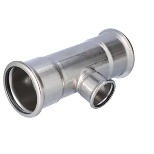 Trójnik redukcyjny KAN-therm Inox - 88,9 x 54,0 x 88,9 - Łączniki, trójniki, kształtki - miniaturka - grafika 1