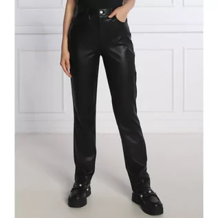 Spodnie damskie - GUESS Spodnie CAROLINE | Straight fit - grafika 1