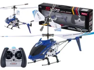 Zabawki zdalnie sterowane - Zdalnie Sterowany Helikopter Na Pilota Niebieski - miniaturka - grafika 1