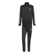 Dresy męskie - Męski Dres ADIDAS M 3S TR TT TS JI8858 – Czarny - miniaturka - grafika 1