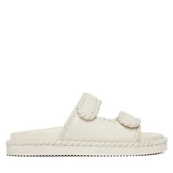 Klapki i japonki damskie - Klapki Badura BURDOCK-124AL0955 Biały - miniaturka - grafika 1