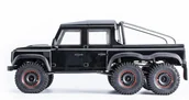 Modele zdalnie sterowane - Amewi RC Auto AMXRock RCX10.3P Crawler 6x6 Pickup schw. /14+ - miniaturka - grafika 1