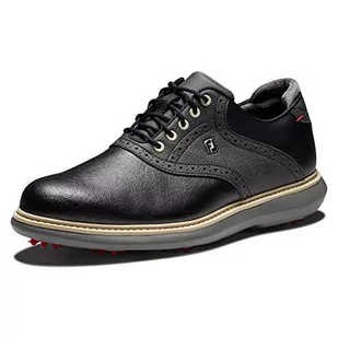 Footjoy Męskie buty do golfa, czarny, 46 EU - Buty sportowe męskie - miniaturka - grafika 1