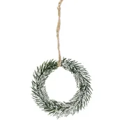 Bombki - Zawieszka choinkowa wianek świąteczna ozdoba na choinkę 10 cm - miniaturka - grafika 1