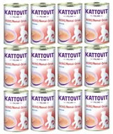 Mokra karma dla kotów - Kattovit Drink Niere/Renal kaczka 12x135ml puszka - miniaturka - grafika 1