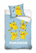 Pościel dla dzieci - POŚCIEL bawełniana POKEMON 140x200 PIKACHU ORYGINALNA - miniaturka - grafika 1