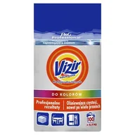 Środki do prania - Vizir Profesjonalna formuła Do kolorów Proszek do prania 100 prań 5,5 kg - miniaturka - grafika 1