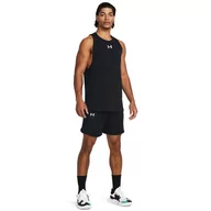 Spodnie sportowe męskie - Męskie spodenki do koszykówki Under Armour UA Baseline Short - czarne - UNDER ARMOUR - miniaturka - grafika 1
