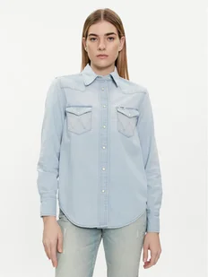 Wrangler Koszula jeansowa 112351961 Niebieski Regular Fit - Koszule damskie - miniaturka - grafika 1