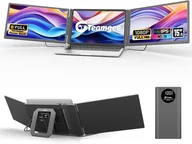 Monitory - Teamgee Monitor przenośny 15,6" potrójne rozszerzenie 1080P FHD IPS - miniaturka - grafika 1