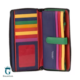 Portfel Damski na Zamek Visconti Serduszka LV-5 RFID - Portfele - miniaturka - grafika 2
