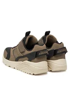 Buty dla chłopców - Skechers Sneakersy Uno Lite-Gridstill 405715L/BRBK Brązowy - miniaturka - grafika 1
